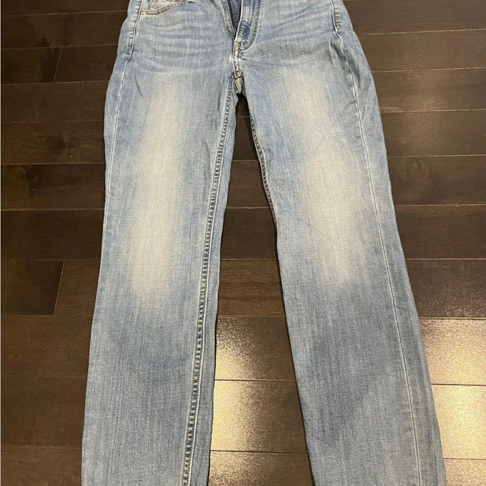 Calvin Klein Jeans Men's Faded Blue Straight Jeans